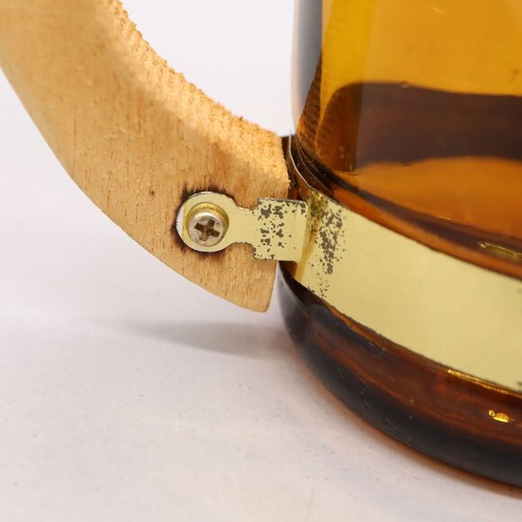 Ragin' Cajun Rollercoaster Amber Glass Tankard Mug Pontchartrain Beach Amusement - Picture 6 of 14